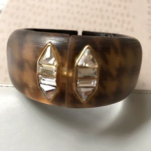 Alexis Bittar Lucite & Crystal Bracelet Cuff